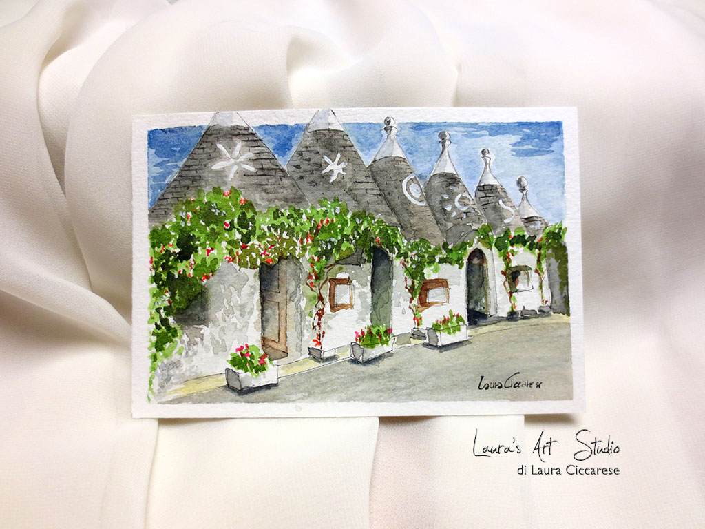ACQ28 14x10- Collezione Acquerelli Puglia Souvenir_01